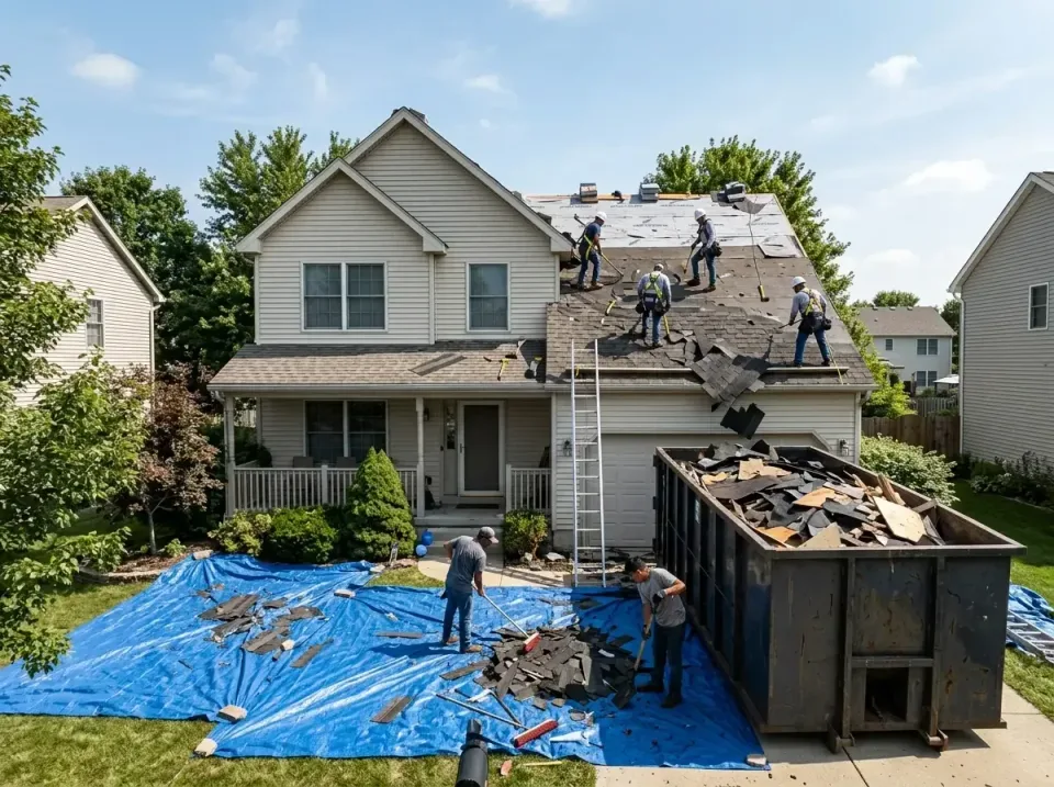 roof-replacement-debris-remova-004 — frequently asked questions, Cheapest Dumpster Rentals in Pensacola, FL
